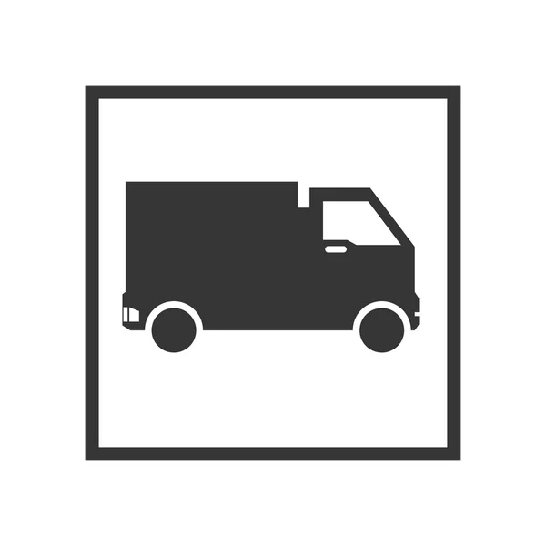 Señal de carga camión — Vector de stock
