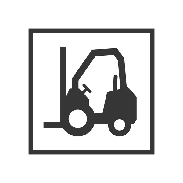 Lift truck sign — Stock Vector