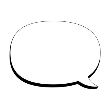 konuşma balonu çizgi