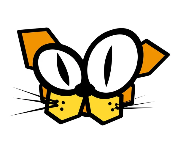 Персонаж котячого талісмана смішний — стоковий вектор