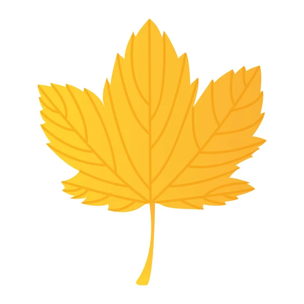 Hoja planta naturaleza aislado icono — Vector de stock