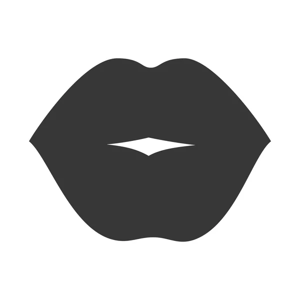 Ağız seksi dudaklar — Stok Vektör