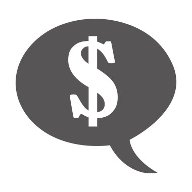 para sembol izole simgesini