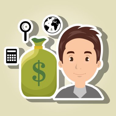 adam para para simgeleri