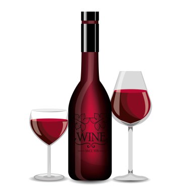 izole şarap etiket tasarımı