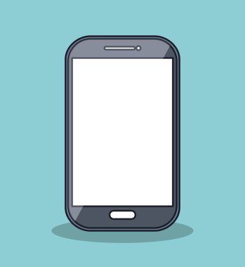 akıllı telefon simgesi dijital teknoloji izole