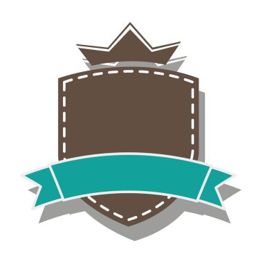 izole kurdele simgesi ile zarif çerçeve