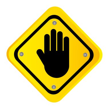 stop sinyal klasik izole