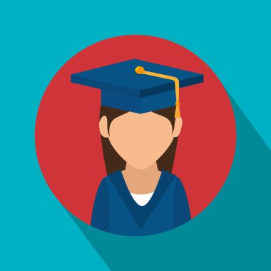 Öğrenci mezuniyet okul set elemanları tasarımı