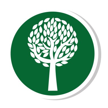 ağaç bitki doğal izole simgesi