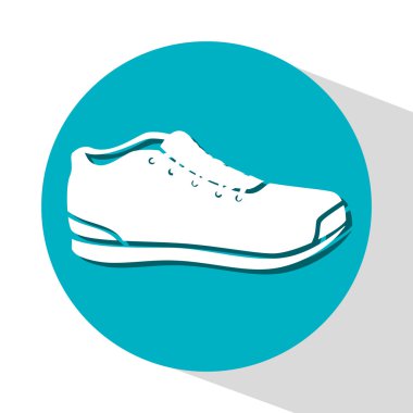 çizgi film spor ayakkabı fitness spor öğeleri tasarım