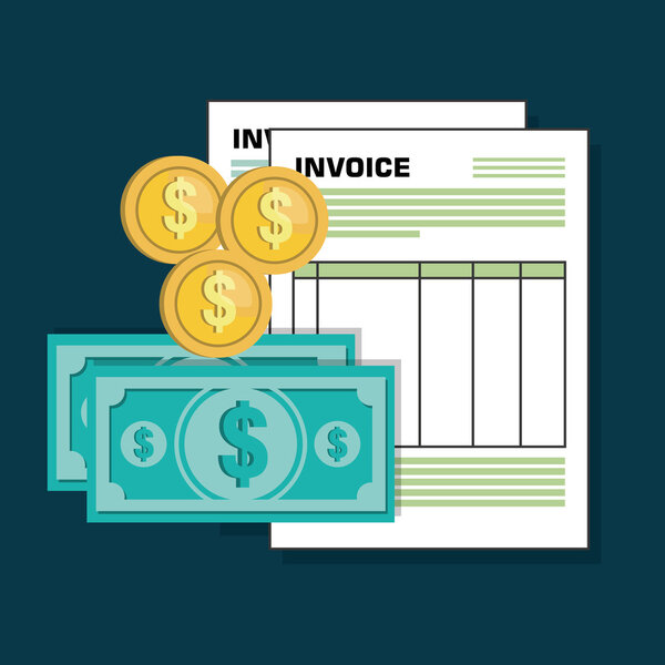 icon invoice design