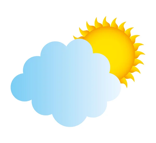 Weather symbol isolated icon — Stock Vector