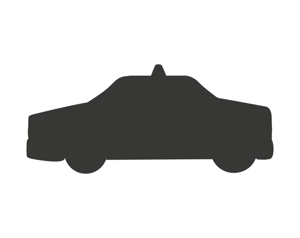 Taxi service isolated icon — Stock Vector