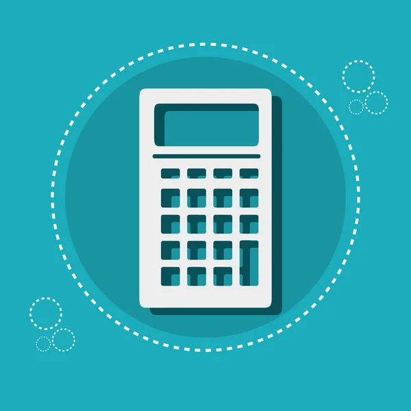 Icono calculadora comercio electrónico diseño — Archivo Imágenes Vectoriales