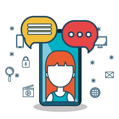 Smartphone teknoloji bağlı sanal izole