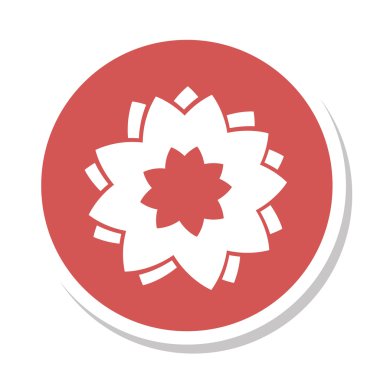 güzel çiçek Çizim izole