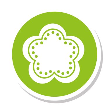 güzel çiçek Çizim izole