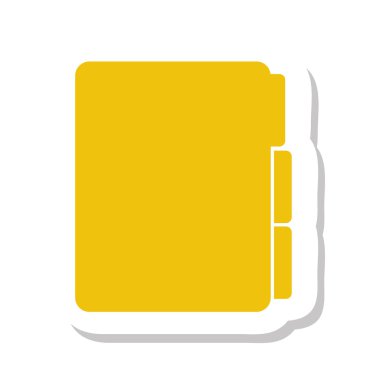 dizin dosyası belgesi izole edilmiş simge