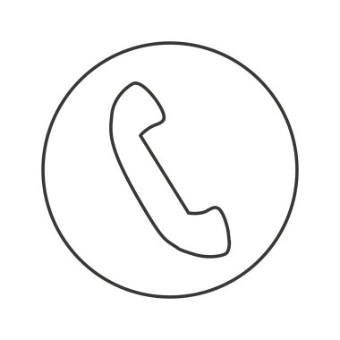 telefon retro izole simgesi