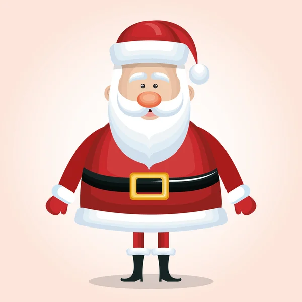 Noel Baba Noel izole — Stok Vektör