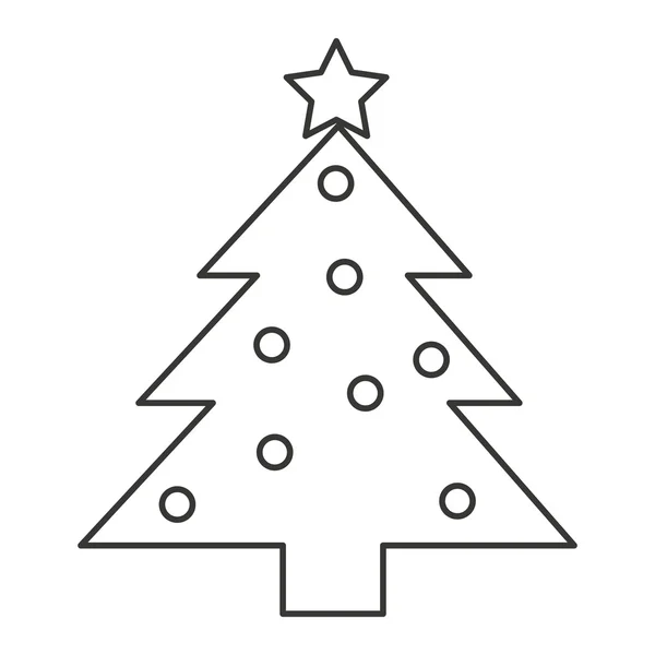树松圣诞节图标 — 图库矢量图片