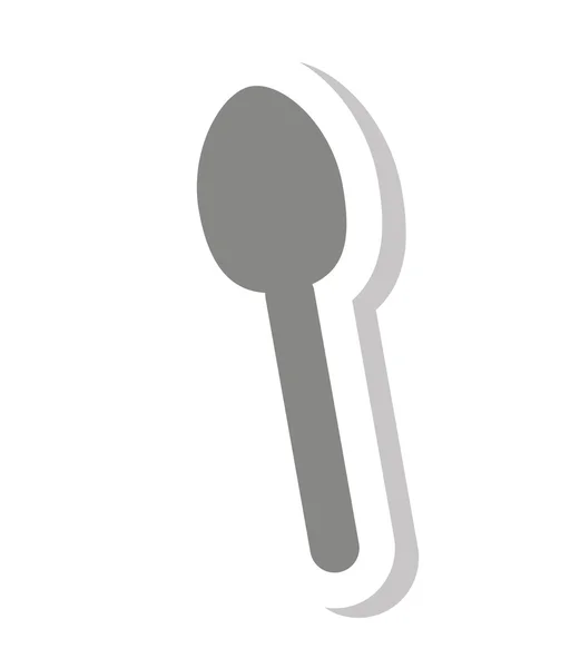 Spoon cutlery menu restaurant icon — Stock Vector