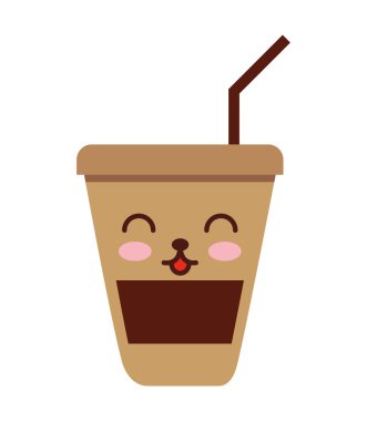 kahve cam kawaii stili