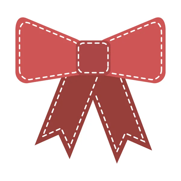 Значок украшения галстука бабочки — стоковый вектор