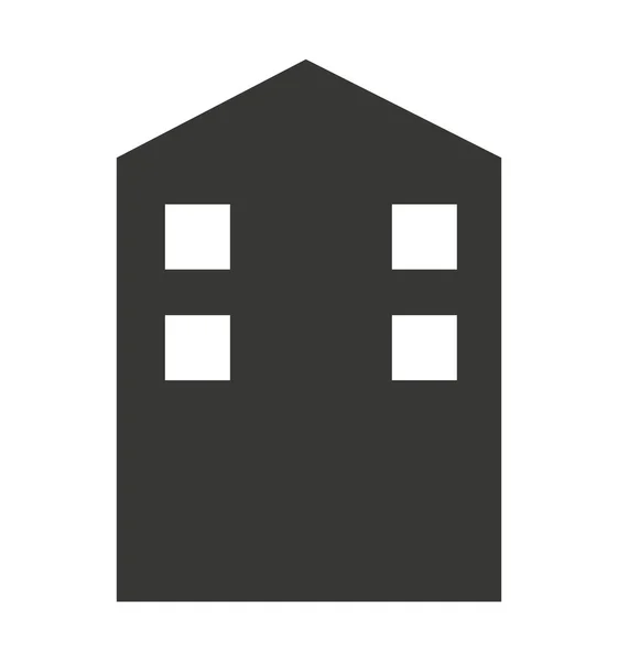 Construção de construção ícone isolado —  Vetores de Stock