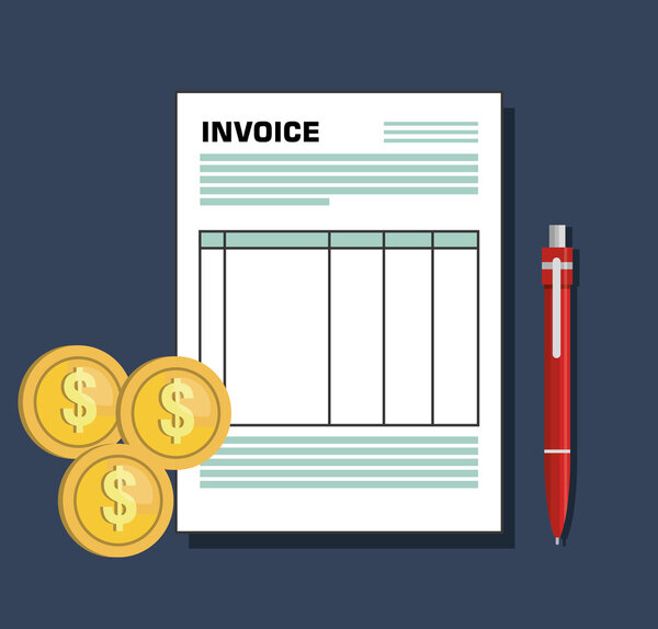 icon invoice design