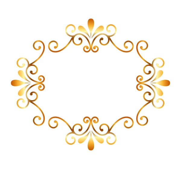 Елегантний золотий стиль рамки — стоковий вектор