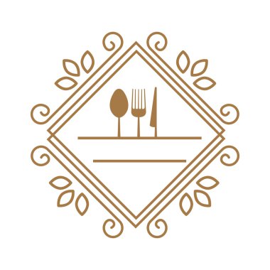 mutfak malzemesi ile süsleme zarif çerçeve