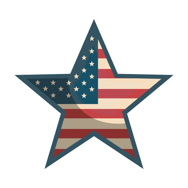 Usa forme d'étoile — Image vectorielle