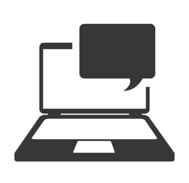 dizüstü bilgisayar taşınabilir izole simgesi