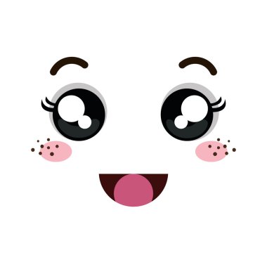 Kawaii karikatür ifade