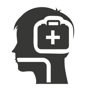 baş tıpla ilgili simgesiyle