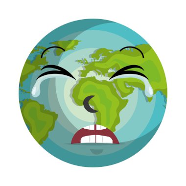 Kawaii karikatür yüz