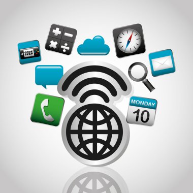 WiFi bağlantı sinyali simgeleri