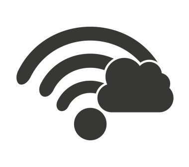 WiFi dalgalar sinyal simgesi