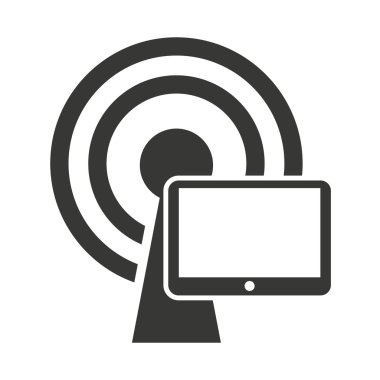 WiFi dalgalar sinyal simgesi