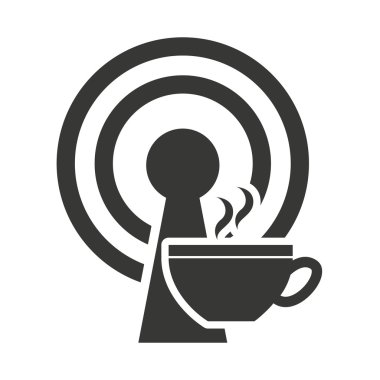 WiFi dalgalar sinyal simgesi