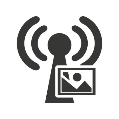 WiFi dalgalar sinyal simgesi