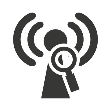 WiFi dalgalar sinyal simgesi