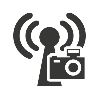 WiFi dalgalar sinyal simgesi