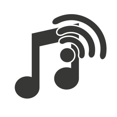 WiFi dalgalar sinyal simgesi