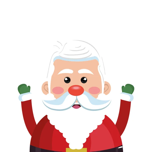 Санта-Клауса мультфільм — стоковий вектор