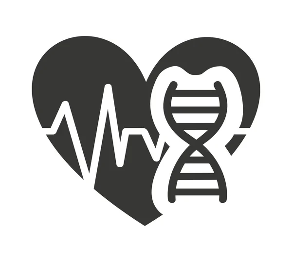 Tıbbi simge ile kalp Kardiyoloji — Stok Vektör