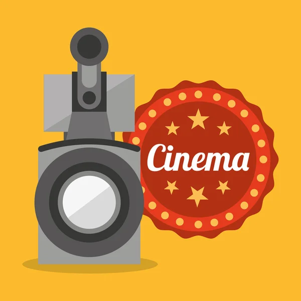 Kino-Unterhaltung flache Ikone — Stockvektor