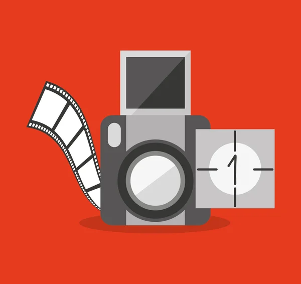 Cinema entertainment flat icon — Stock Vector